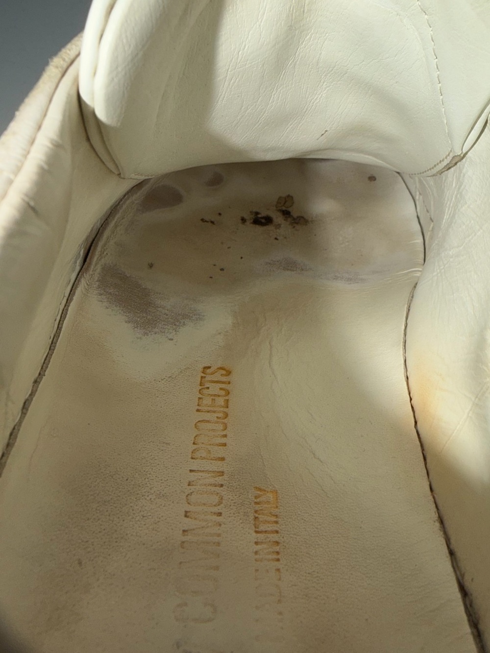 Common Projects Size 39 white leather silver soles - Picture 7 of 8